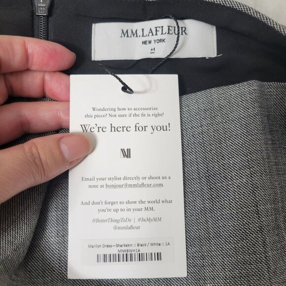 MM Lafleur Wool Blend Marilyn Cowl Neck Knee Length Sheath Dress 1X - Picture 5 of 11